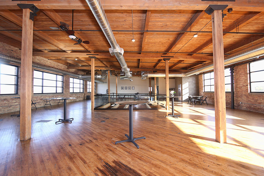 GlasSource &mdash; restored hardwood floors and exposed wood beams